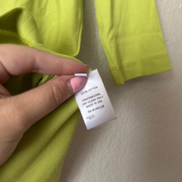 Rosetta Getty Crewneck Cotton T-shirt In Apple Size Small - Picture 4 of 8